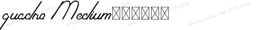 quadro Medium字体转换